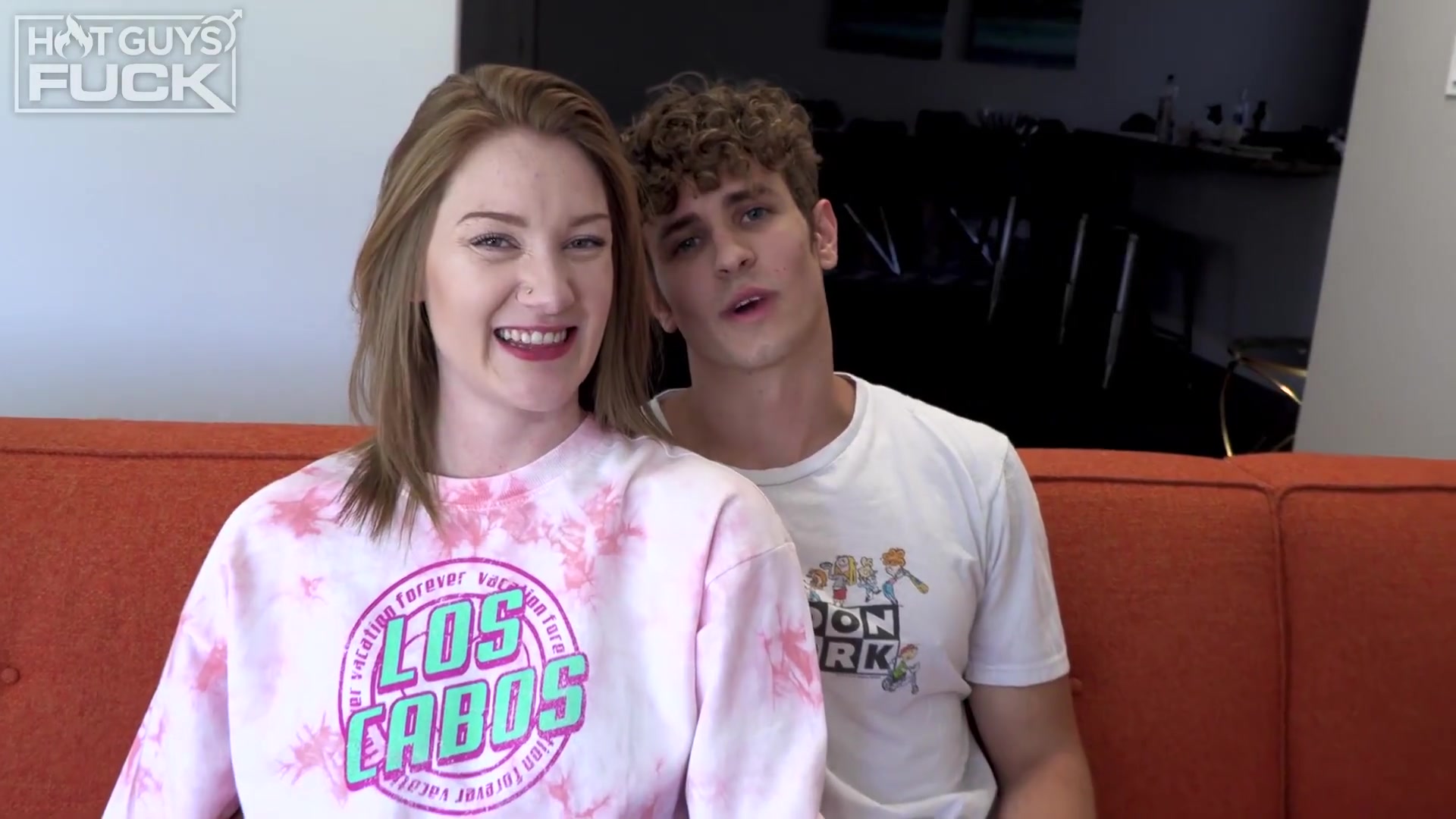 Big Dick Curly Hair Cutie Marcus Mora RETURNS To FUCK Riley Holt