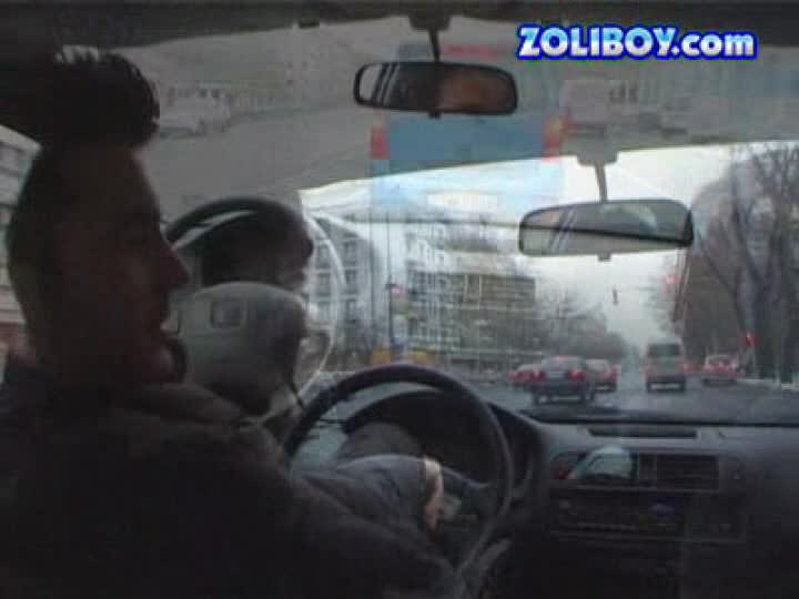 Angelina's outside pee and blowjob