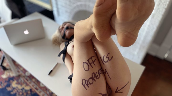Boss x Intern - Free Use - Office Domination, Lesbian Femdom, Strap-On