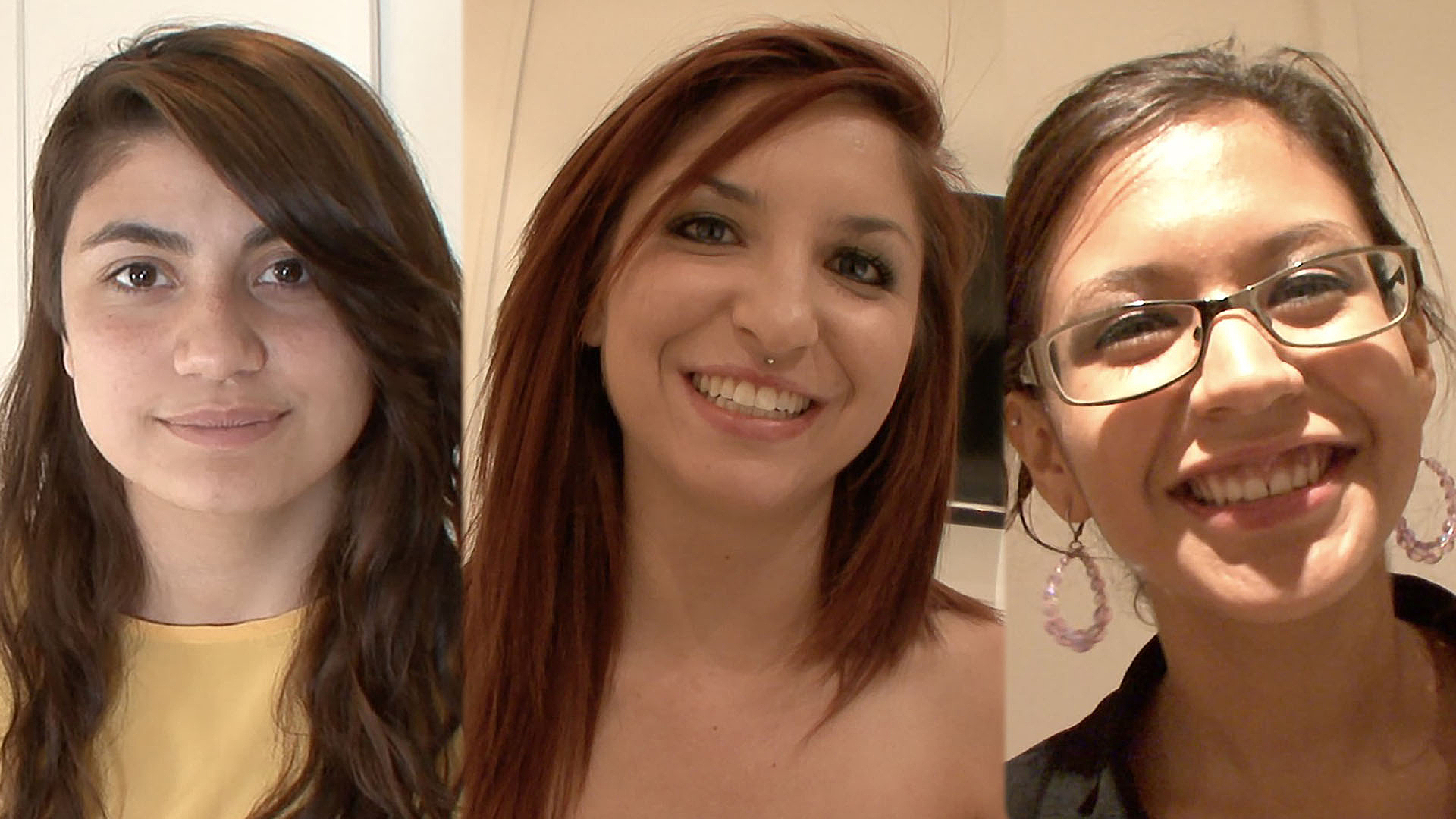 Pre-Auditions 9 - Part 1, Edie Haze, Lexi Brooks and Ariana Fox Suck Cock and Swallow Semen