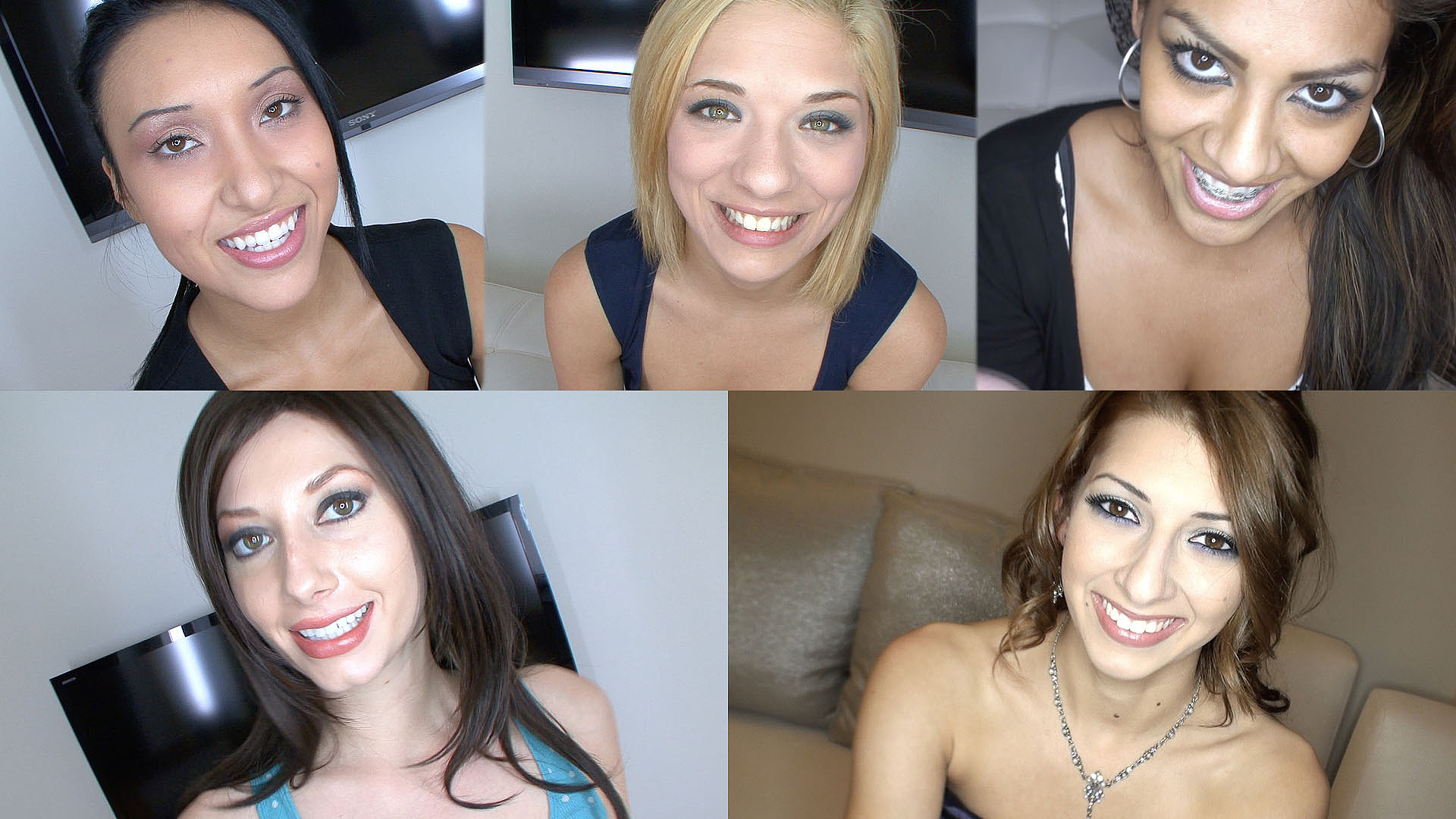 Pre-Auditions 14, Jasmine Delatori, Jackie, Lexi Bloom, Jayden Lee and Lia Lor Love to Swallow SPERM