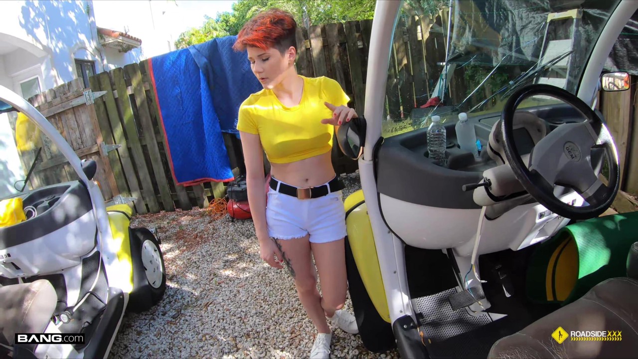 Adalind Gray's Golf Cart Breaks Down and She Needs Some Assistance