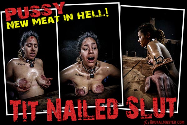 NEW MEAT Pussy - Tit Nailed Slut