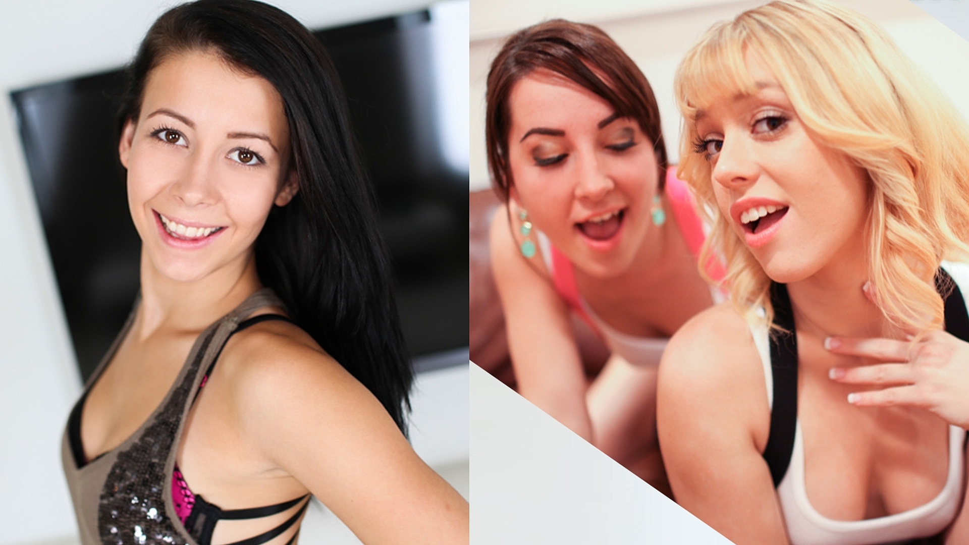 Pre-Auditions 44, Alaina Kristar, Lucy Tyler and Marley Blaze Swallow Cock and Cum