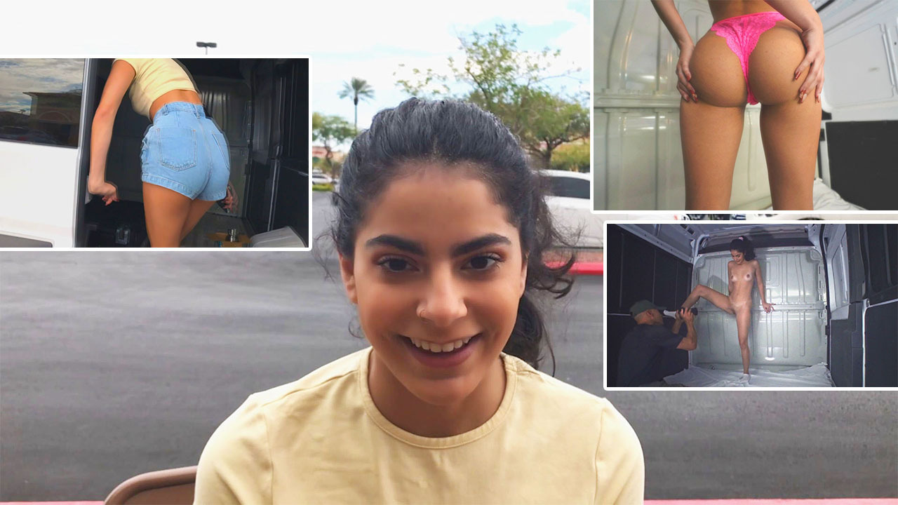 A Brazilian teen wanna be fucked in the car -the first half