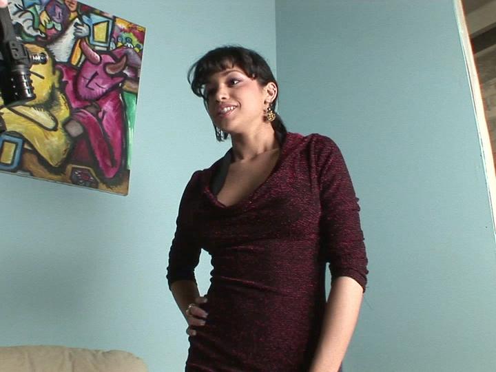 Abella Anderson gives a sloppy blowjob and takes a load to her tits