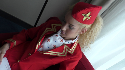 Hungarian Teen Air Hostess Monique Creampied