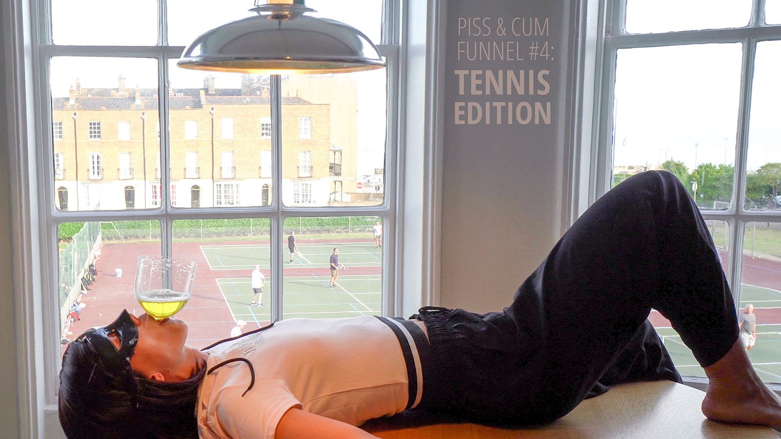 Piss and Cum Funnel: Tennis Edition