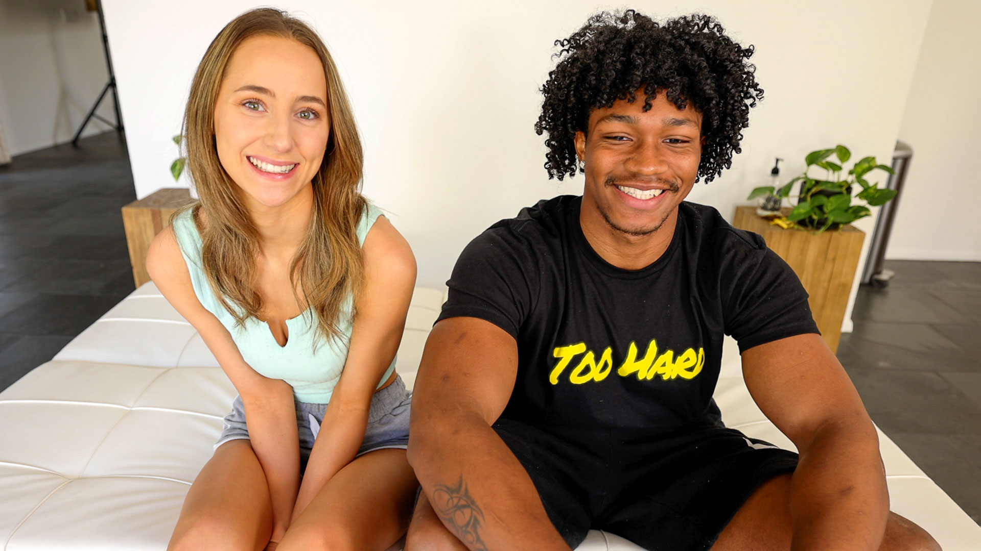 Big Dennis Barkley Meets Blonde Cutie Madison Peach