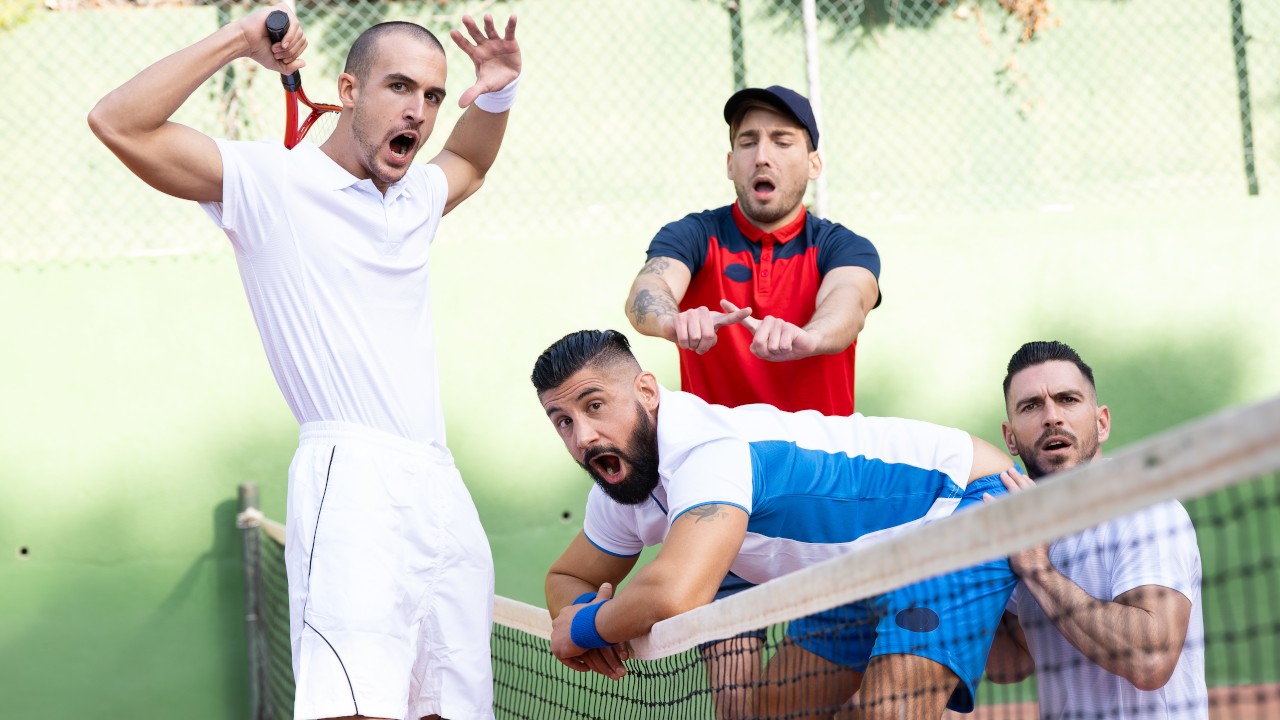 Smashing On The Court