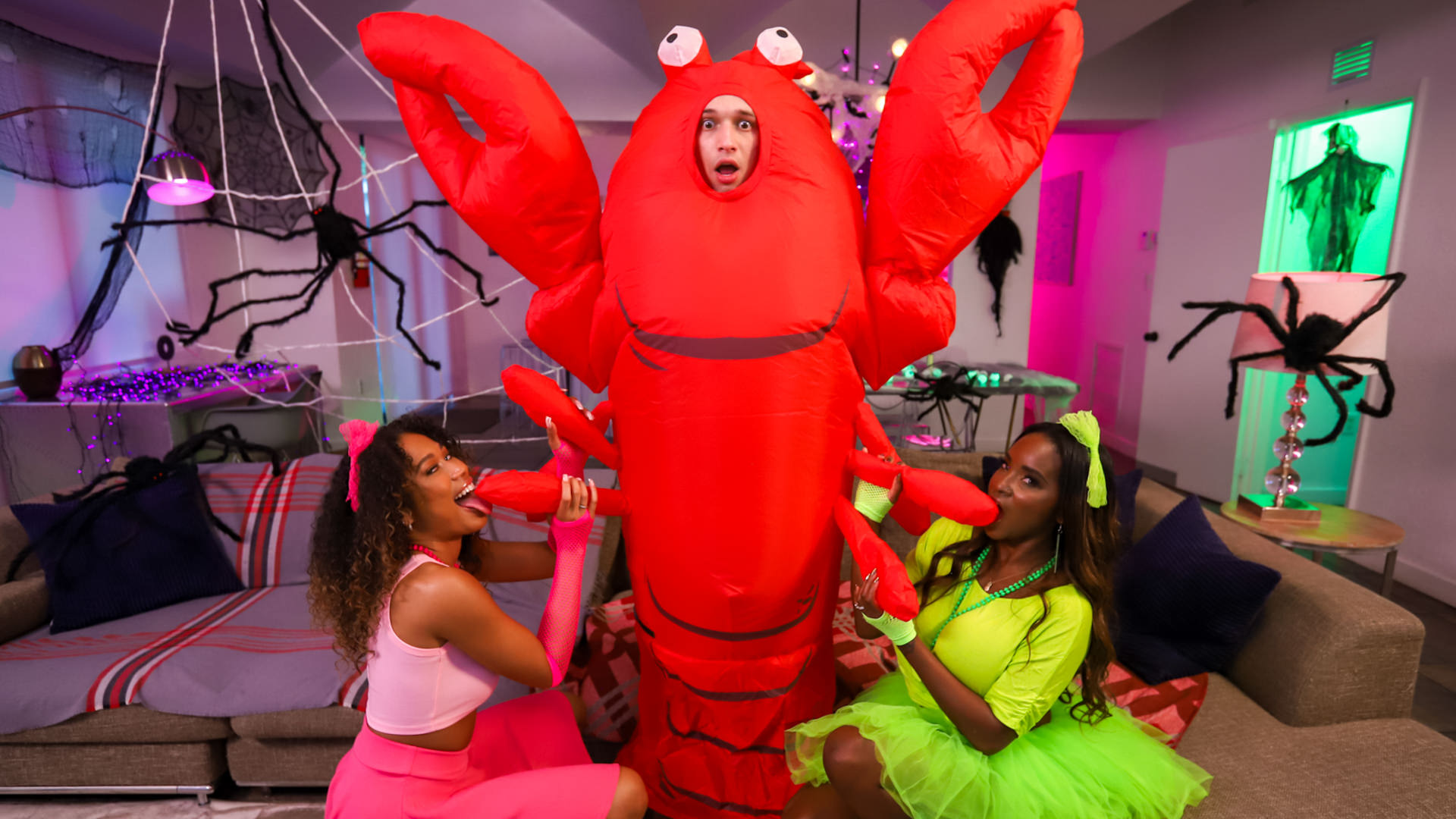 Cosplayin' Stepmom in Unexpected Threesome?