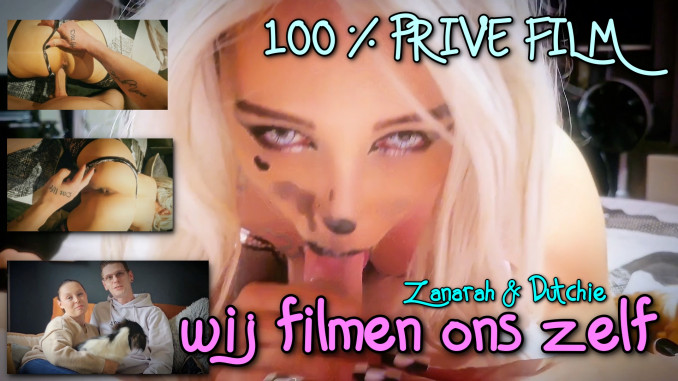 100% Private Film! Zanarah and Dutchie film everything themselves at home