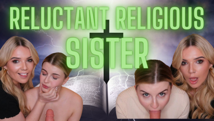 Reluctant sister tricked into taking cock