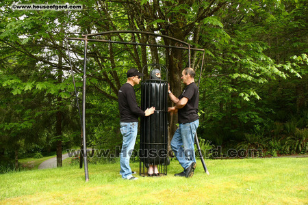 Inflated Suspension Cage