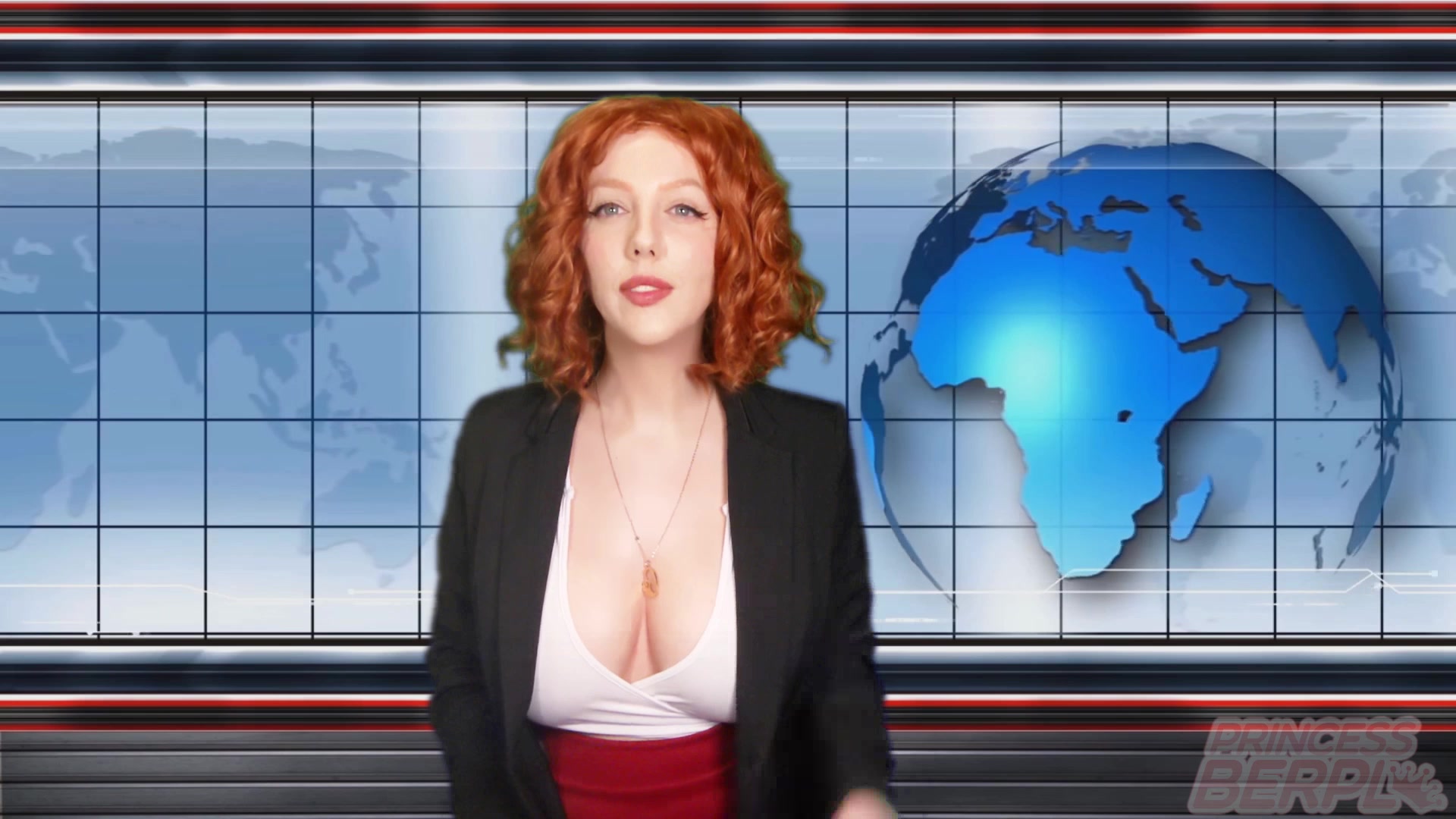 News Anchor Anal Live On Air