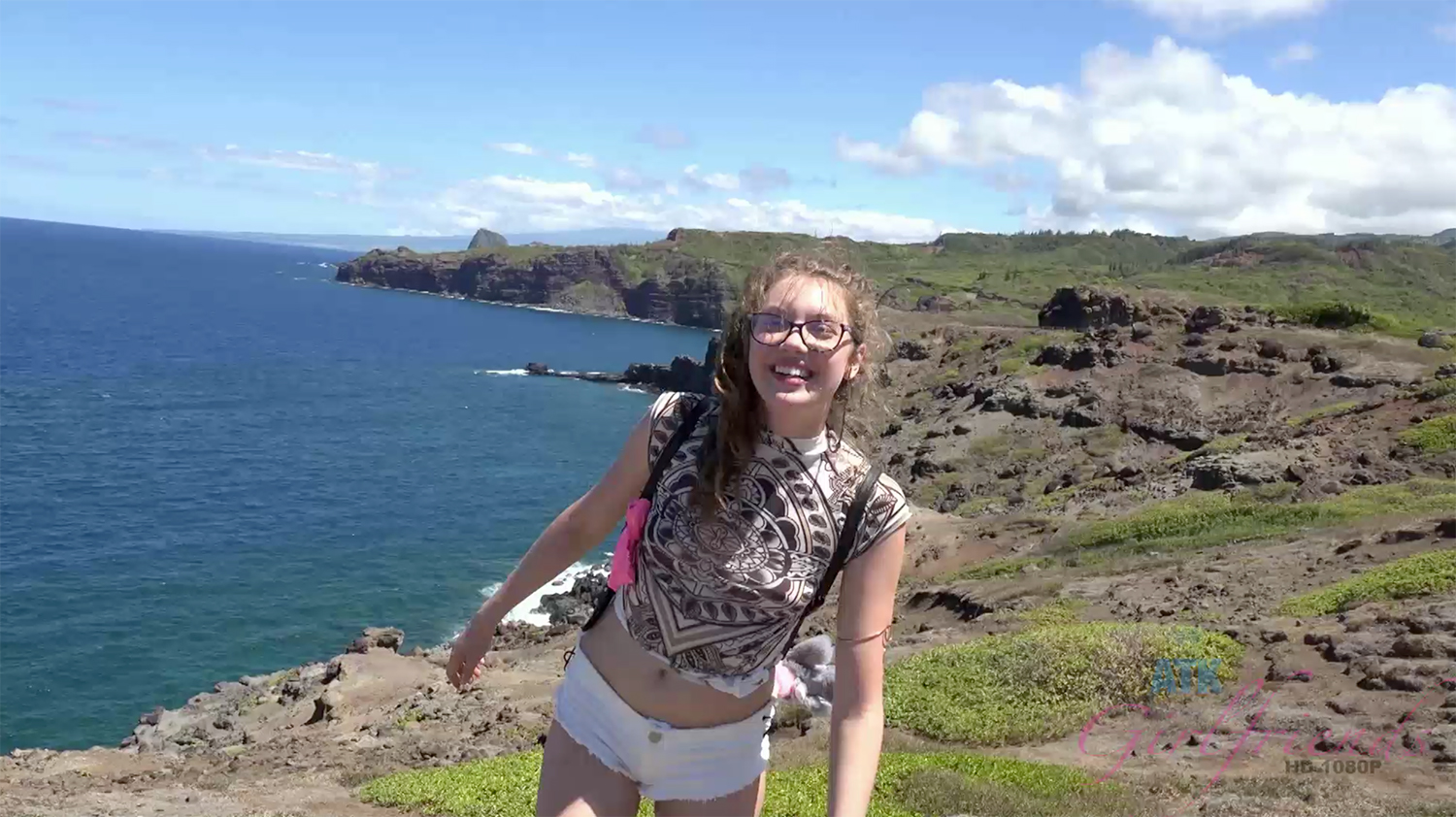 Elena Explores the Island and Has a Wild Time at a Nude Beach.