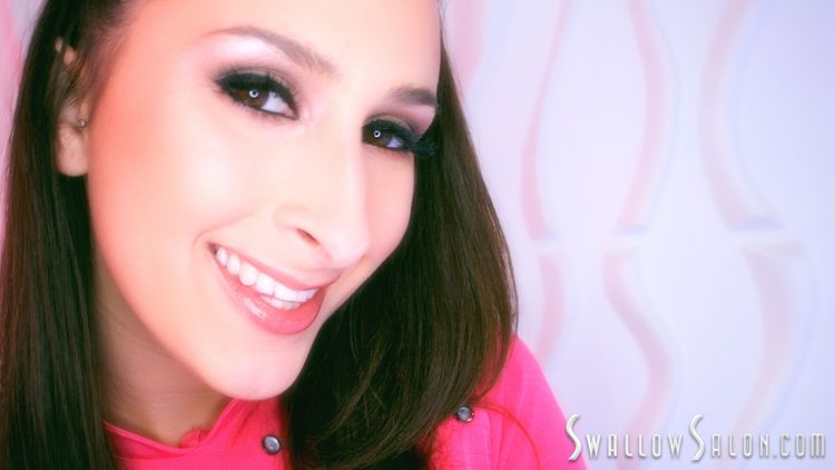 Watch Ashley Adams POV Blowjob Video Where She Swallows Cum