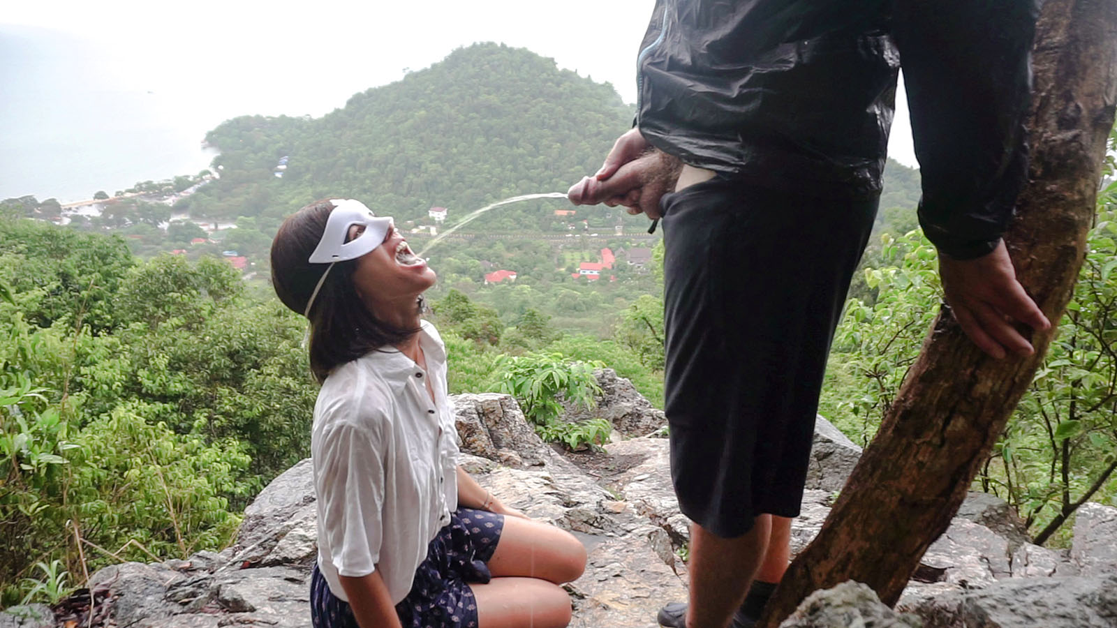 Piss Drinking in the Rain