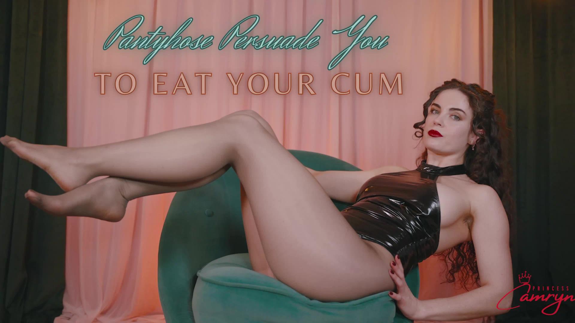 Pantyhose Persuade You To Consume your Cum