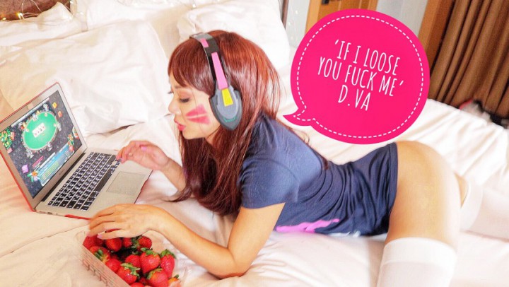 IF I LOOSE,U FUCK ME'-D.VA/Cosplay pov