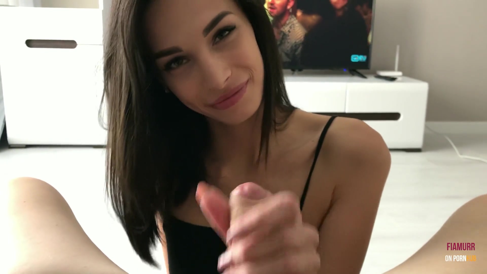 Fuck sweet hot babe cum spray on face