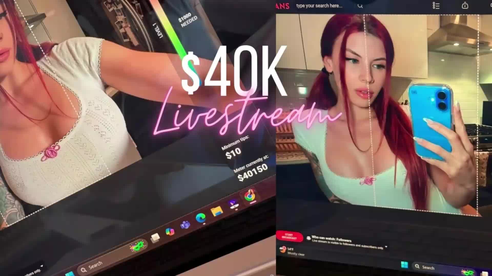 $40k Livestream Brag
