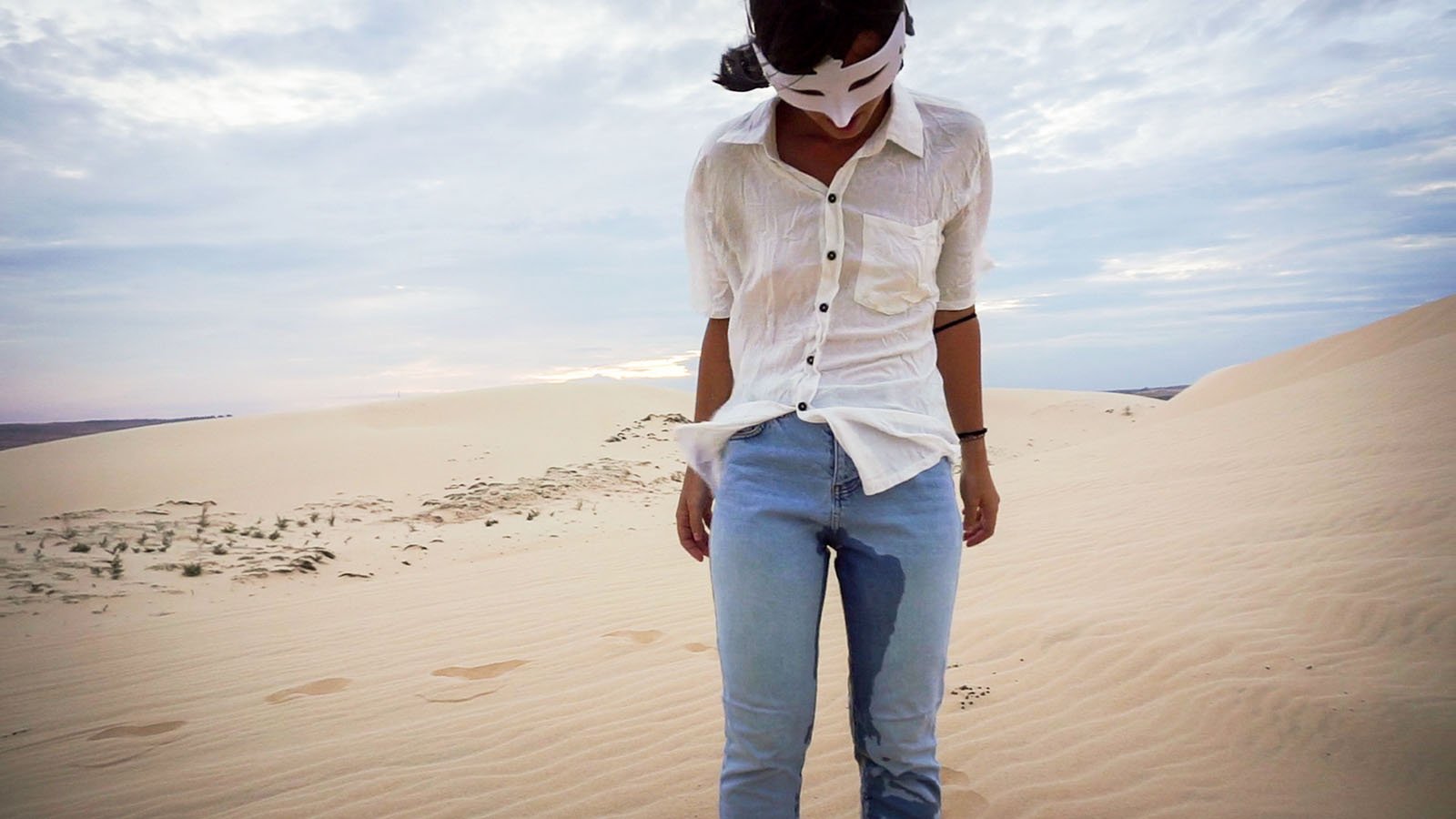 Thirsty Morgan in the Desert