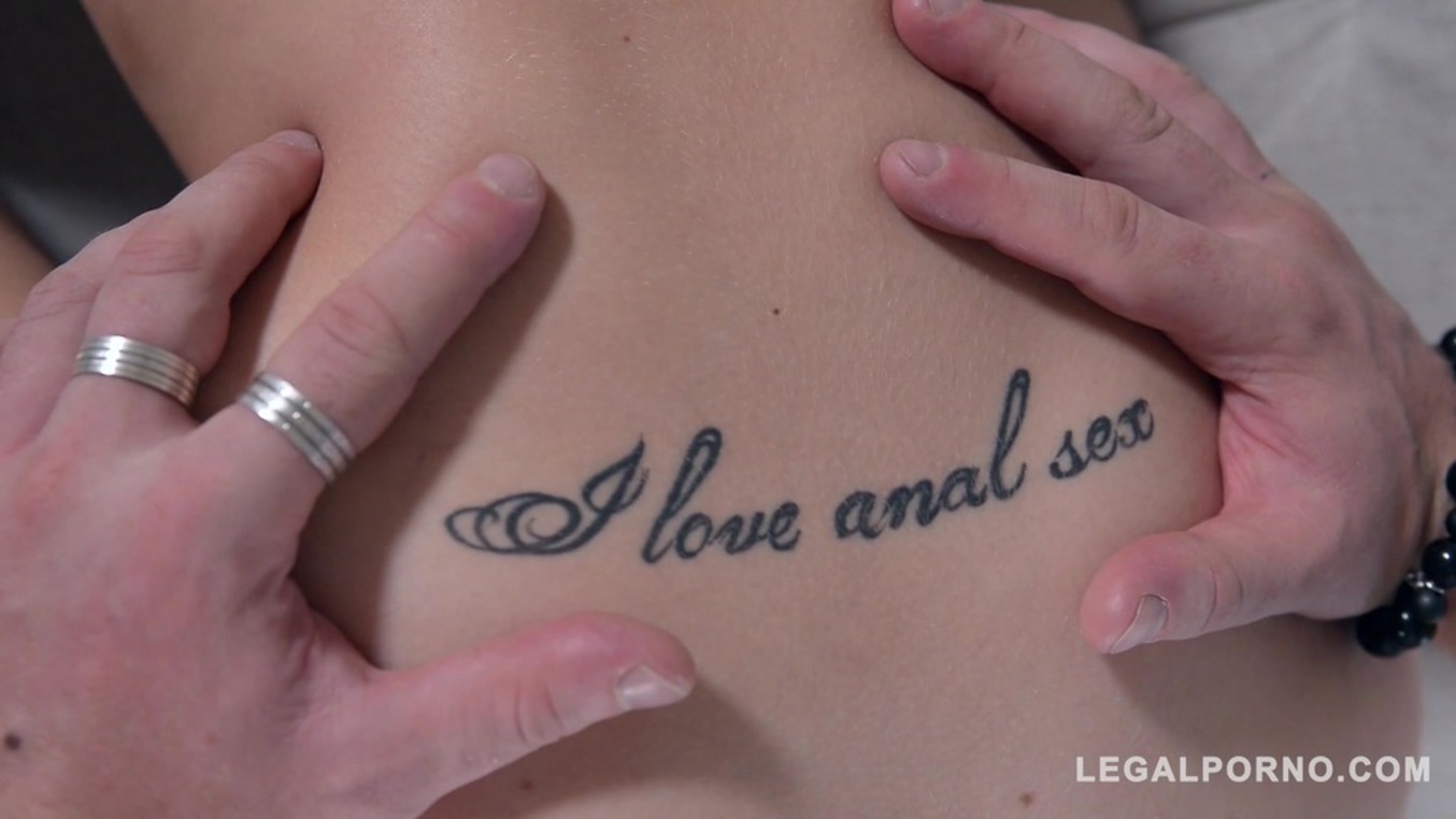 Barely legal petite teen Kristy Black rides Rocker's big boner with her ass GP480