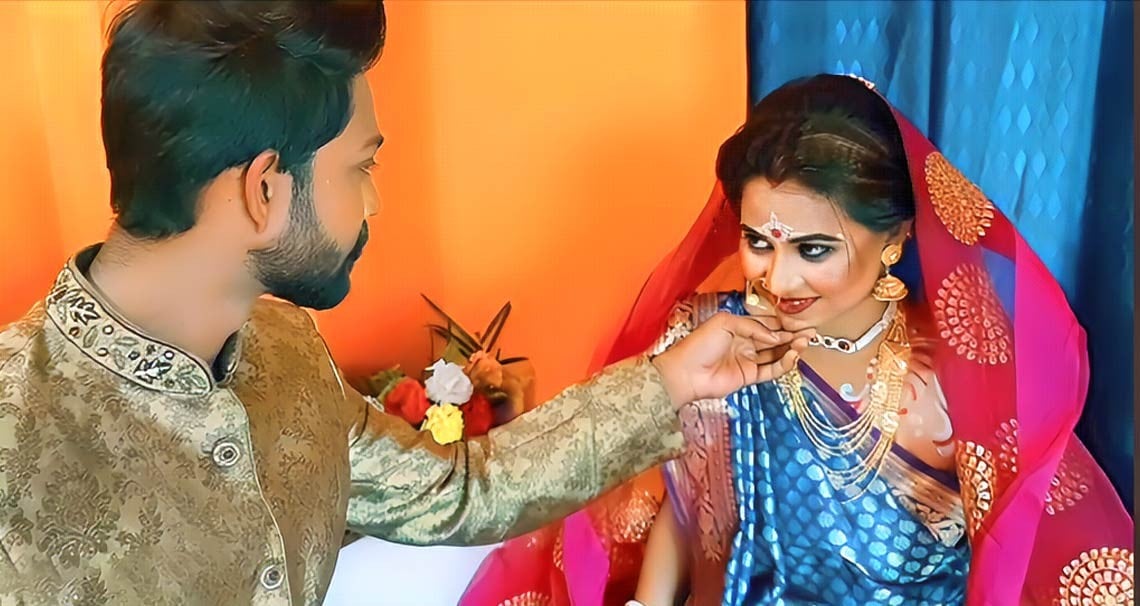 Desi Bride Gets Easily Wet