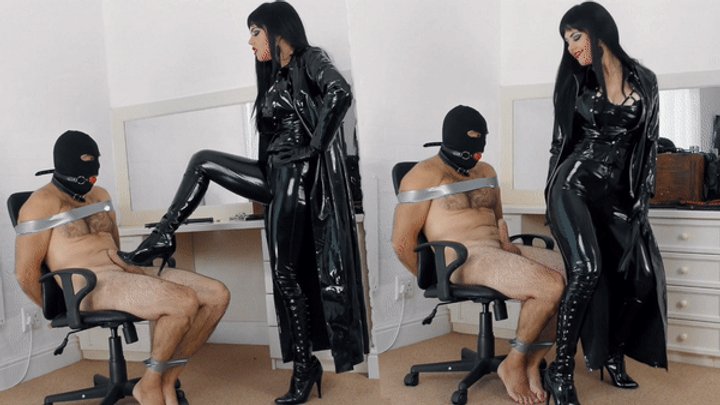 Gagged & Cuffed toy to Tease