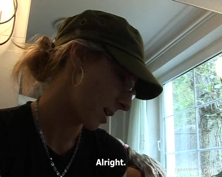 Blonde gets all the cum