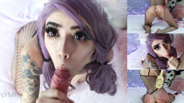 1st B/G Blowjob & Oil Spank Show W Daddy