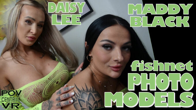 Daisy Lee and Maddy Black: Fishnet Photo Models