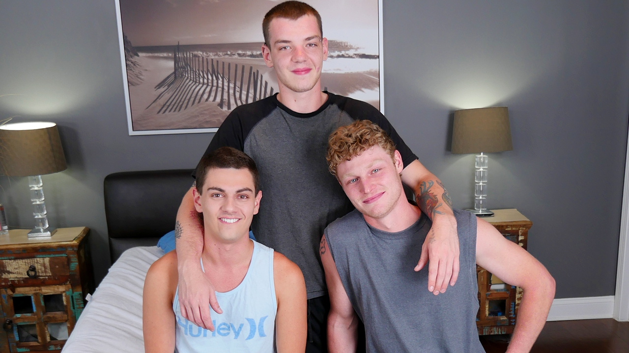 Straight Guys In Raw Bareback Orgy
