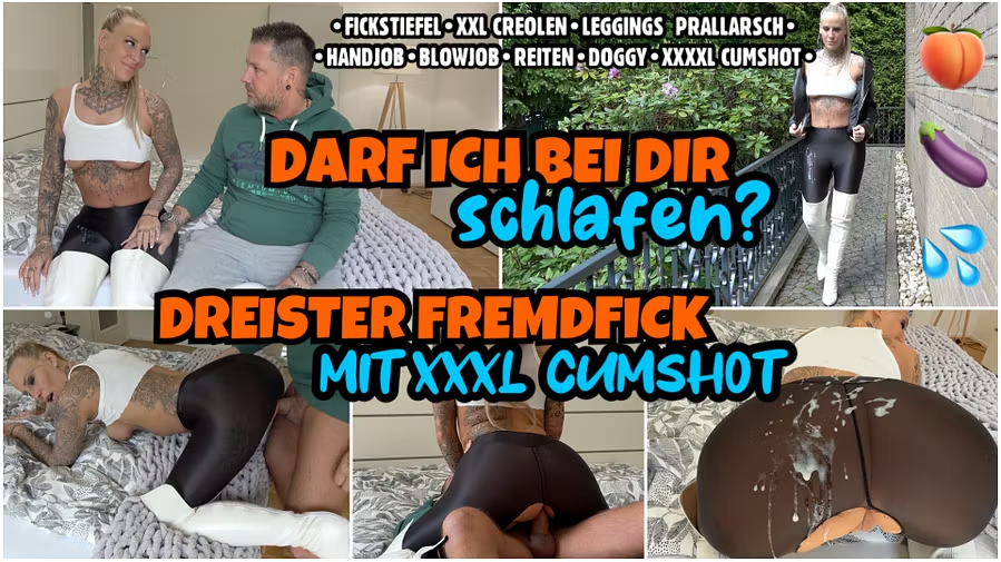 Can I stay over at your place? | CRAZY with XXXXL CUMSHOT