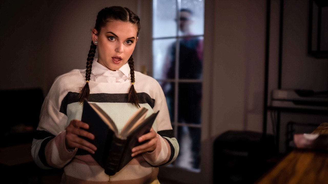 Curvy College Student caught by Professor