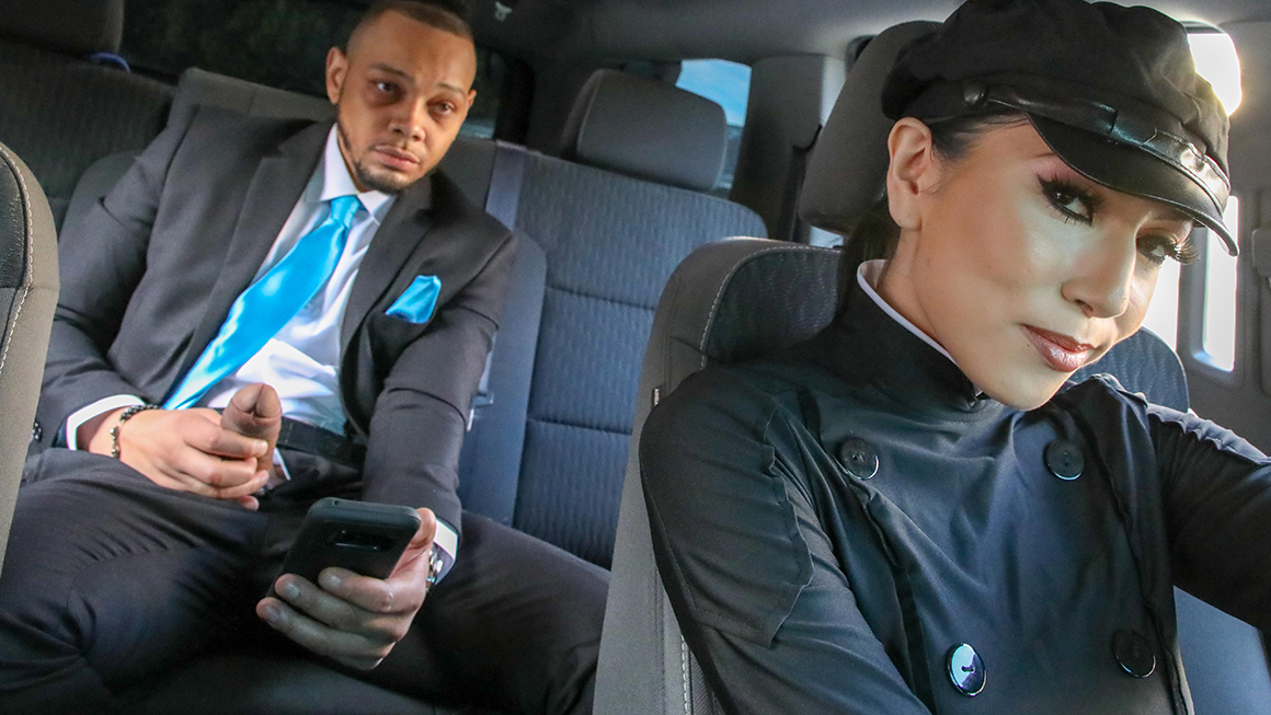 Chauffeuring All Over That Big Black Cock