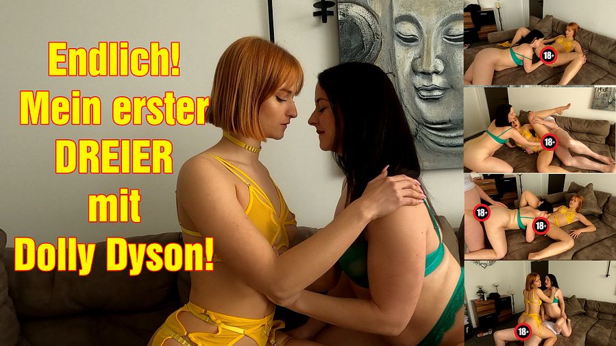 Finally! My first THREESOME with DollyDyson!