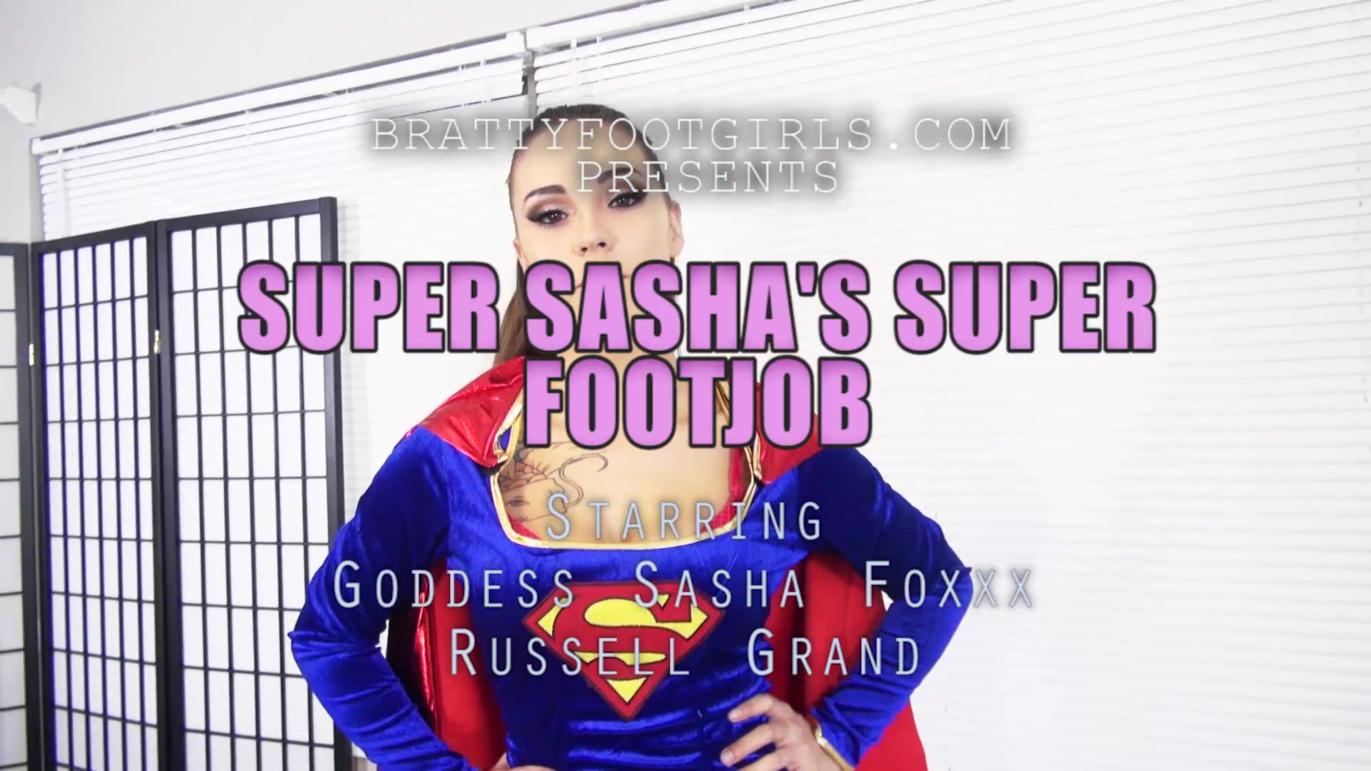Sasha Foxxx's Super Footjob
