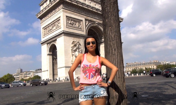 Sharon Lee - XXXX - DP in Paris with 3 men