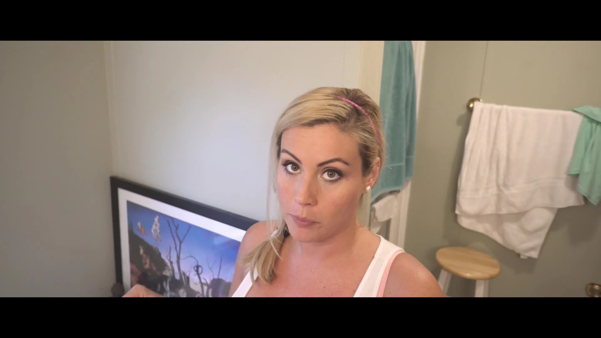 Mom Helps Hurt Son Bathe Part 1