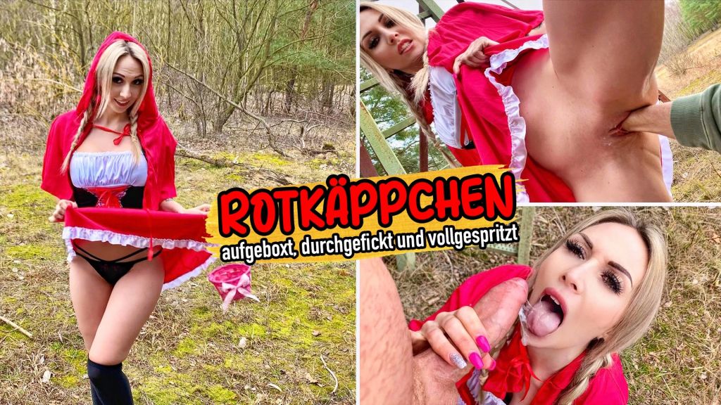 Little Red Riding Hood - boxed, fucked and cummed all over