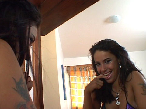 Interracial Threesome With Monica Mattos Getting DP