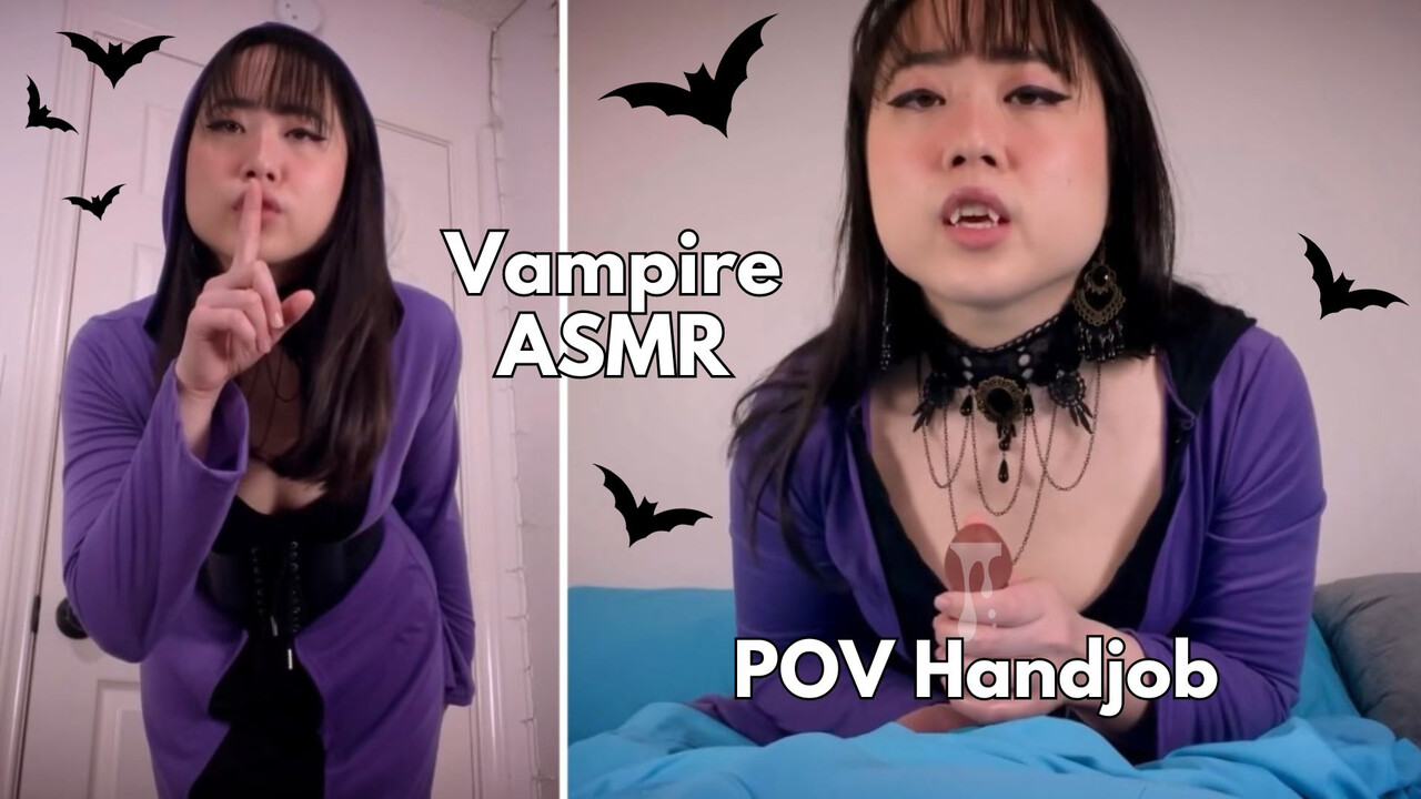 Cum Countdown w/ Vampire Intruder -ASMR HJ