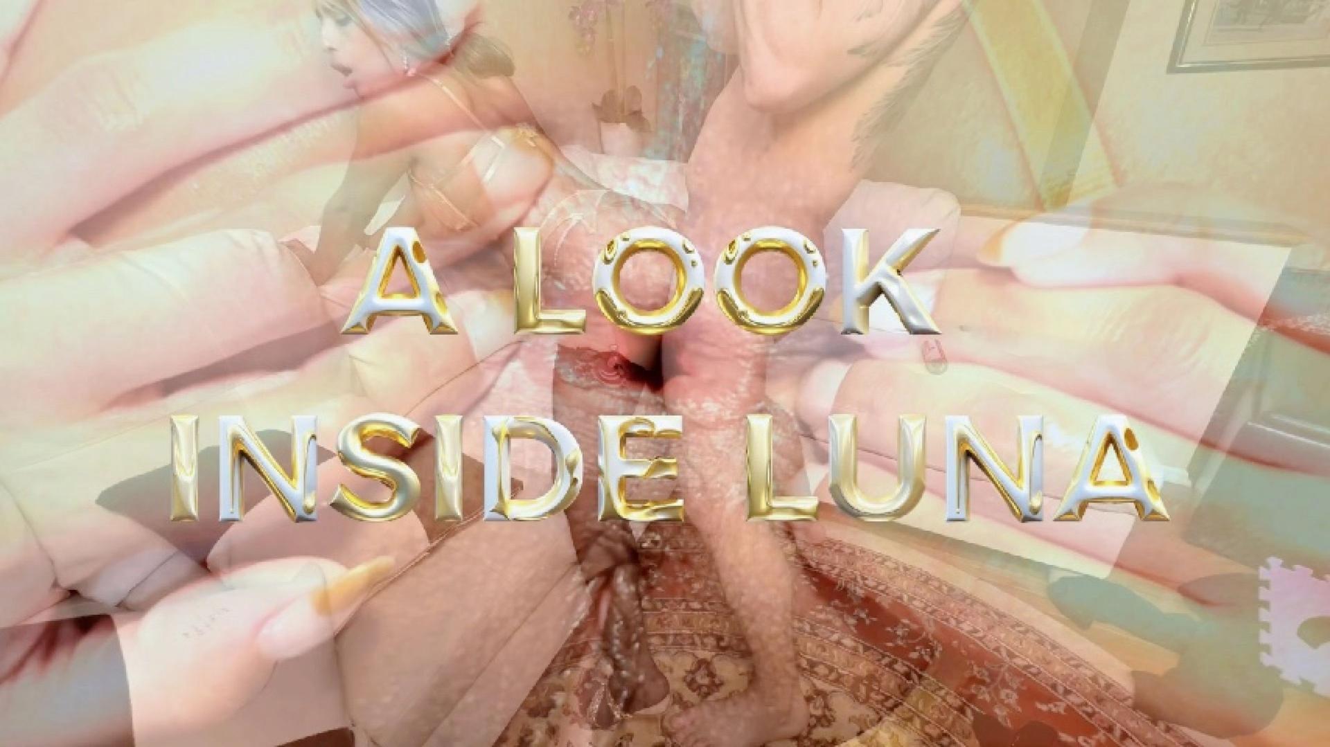 A look inside Luna... Though my asshole