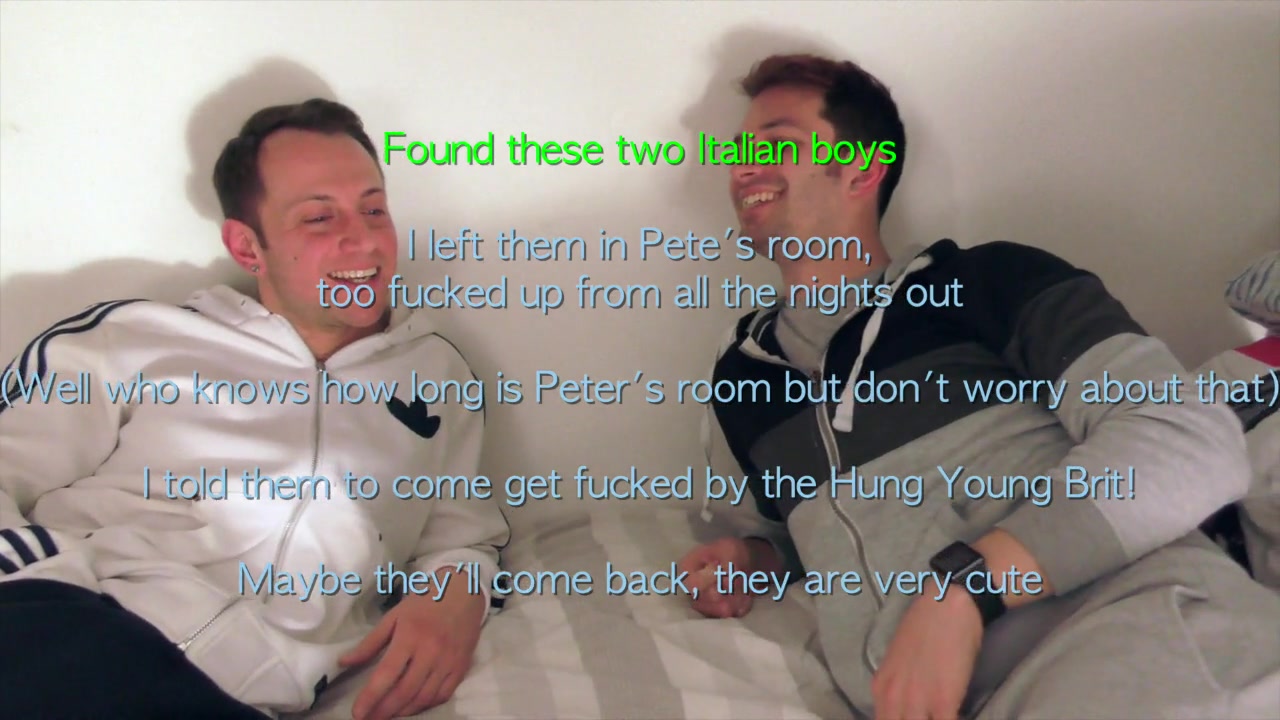 2 big dicked Itanlan tops came over for some 🔥 fun and end up fucking each other!