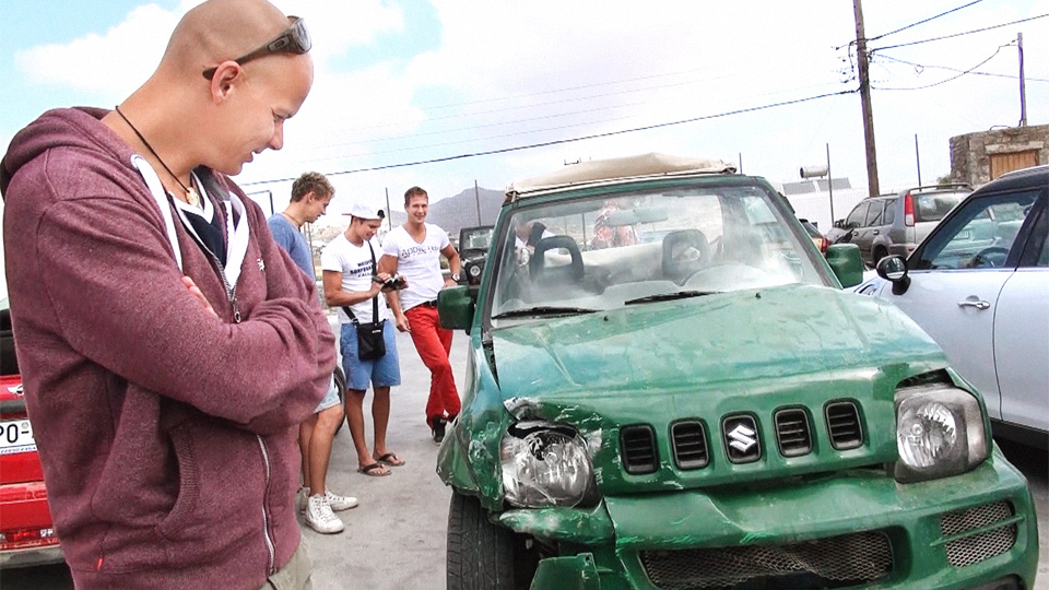 Oops, we crashed the car