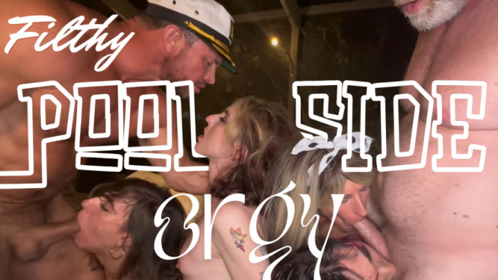 Filthy Poolside Orgy