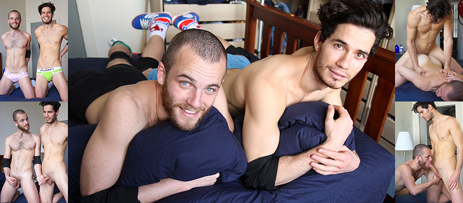 And afternoon of sucking and fucking with mates Jay Townsend and Jet Wellington