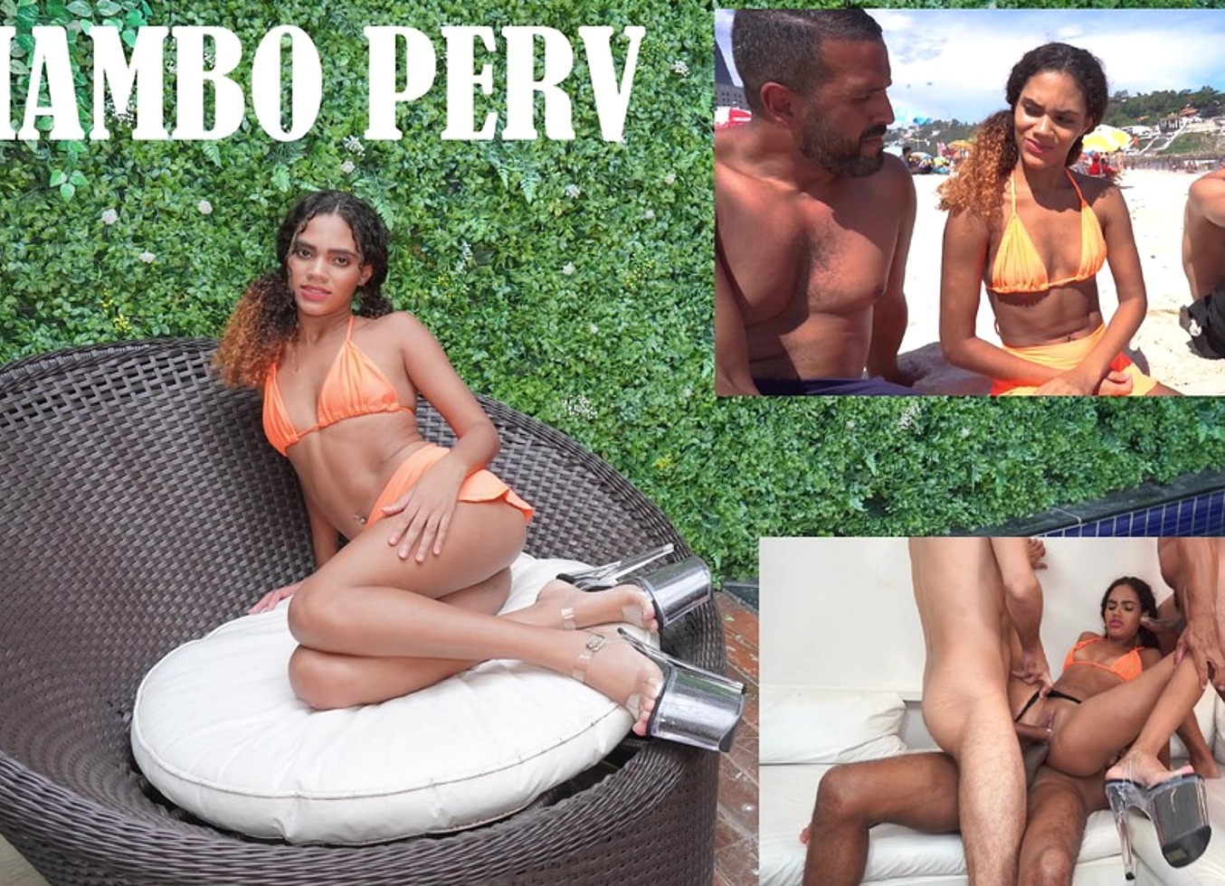 Karina Rose picked at the beach, then fucked by 3 big cocks ( DP, anal, slim girl, ATM, 3on1, gapes, exotic ) OB137